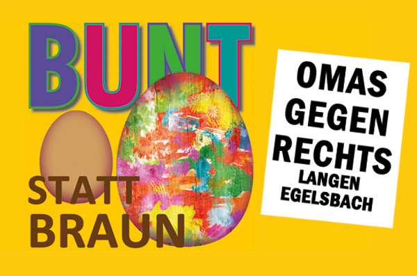 Eiertausch: BUNT statt BRAUN